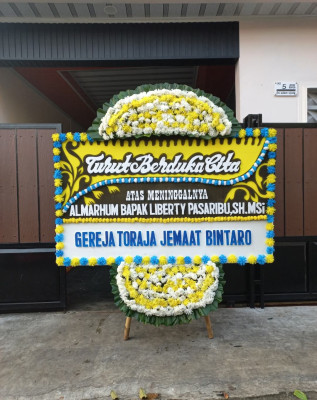 Papan Bunga Duka di Cibungbulang